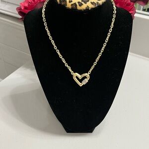 Kendra Scott Emery Short Gold Pendant Necklace